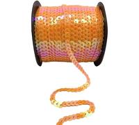 Sequins for Sewing, Sequin Trim 5 Yards 6mm Multicolor Round Flat(8)