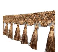 Sequins Fringe Trim 1/2 Meter Sewing Tassel Lace Fringe Making Household Craft Curtain Fabric Ribbon Upholstery Home Garment Accessory DIY Decor(7,1M)