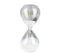 Sequins Hourglass Timer Sea Sand Clock Living Room Wine Cabinet Study Home Decorations Desk Small Ornaments For Decorating Offices,Living Rooms(White 5min)