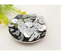 Sequins,Plastic Sequins, 60Gram 5mm 6mm 8mm 10mm 12mm Flat Round Loose s Suitable for Sewing Wedding`(Grey,5MM 8000PCS)