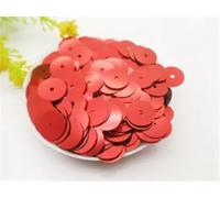 Sequins,Plastic Sequins, 60Gram 5mm 6mm 8mm 10mm 12mm Flat Round Loose s Suitable for Sewing Wedding`(Red,5MM 8000PCS)