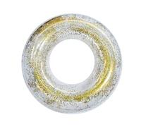 Sequins Swimming Ring Inflatable Rubber Rings for Kids Adults, Inflatable Pool Ring Floaties Swim Rings Water Float Inflatables Pool Floats for Boys Girls Men Women (Gold,70CM)