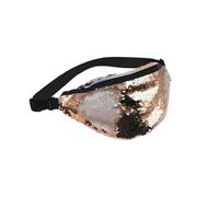 Sequins Waist Bag Women Crossbody Bags Ladies Fanny Pack for Women Luxury Handbag Bum Belt Chest Bag Female Waist Packs for Wedding Bridal Prom Party(Gold)