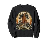 Sequoia Hiking Crew Hiker Squad Matching Group Gift Retro Sweatshirt