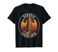 Sequoia Hiking Crew Hiker Squad Matching Group Gift Retro T-Shirt