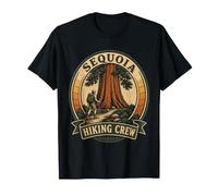 Sequoia Hiking Crew Hiker Squad Matching Group Gift Retro T-Shirt