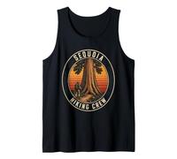 Sequoia Hiking Crew Hiker Squad Matching Group Gift Retro Tank Top