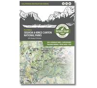 Sequoia & Kings Canyon National Parks Trail Map | California Hiking & Topographic Map with Campgrounds, Ranger Stations, Picnic Areas & POIs | Waterproof & Tear-Resistant by Green Goat Maps