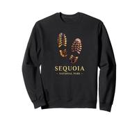 Sequoia National Park Hike Hiking Boot Print Souvenir Sweatshirt