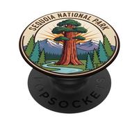 Sequoia National Park Hiking Camping Men Women Kids PopSockets Adhesive PopGrip