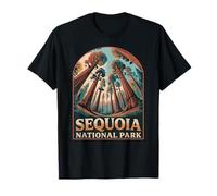 Sequoia National Park Retro Vintage Classic Camping Hiking T-Shirt