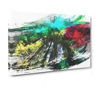 Sequoia Redwood Tree Forest V2 Canvas Print | Gallery Wrapped 30mm Frame Wall Art | 30x20 inches | Ready to Hang | Modern Landscape Picture | Living Room Bedroom Lounge Office