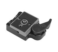 Sequpr Quick Release Plate with Clamp Compatible with Manfrotto 200PL-14 Quick Release Plate, Quick Release Plate Clamp for Camera Tripod