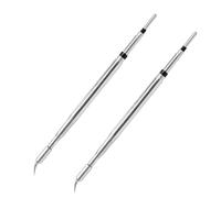 SEQURE Hot Tweezers Desoldering Tips Conical Bent Cartridge Compatible with JBC C210 & C120 & HT140 Hot Tweezers - IS Soldering Iron Tips