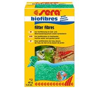 Sera 08452 biofibres coarse 40 g the filter fibers for prefiltering in fresh and salt water as well as garden pond