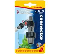 sera Hose connection for diameter 12 and 16 mm, connector for aquarium and pond technology, suitable for standard filters and pumps, flexible and robust coupling for water hoses
