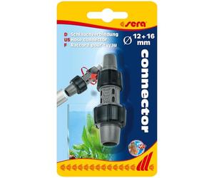 sera Hose connection for diameter 12 and 16 mm, connector for aquarium and pond technology, suitable for standard filters and pumps, flexible and robust coupling for water hoses