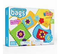 Serabeena Sewing Kit for Kids Ages 6-10 - 6 Beginner Felt Bag Projects | 6 DIY Bag Projects - Screen-Free Creative Play, No Glue - Gift for Girls & Boys Learning to Sew