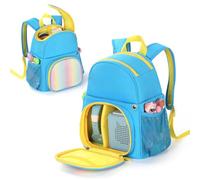 Seracle Backpack Bag Carrying Case Compatible with Toniebox/Toniebox 2 Audio Player, Tonies Figures, Headphones and Charging Station, Portable Storage Carrier Bag for Toniebox Starter Set (Light Blue)
