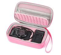 Seracle Camera Bag Carrying Case Compatible with Canon G7X Mark III/ G7X Mark II Digital Camera, Hard Bag Suitable for Travel and Home Storage (Pink)
