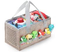 Seracle Carrying Case Travel Felt Bag Compatible with Toniebox Starter Set and Tonies Figurine (Oatmeal)