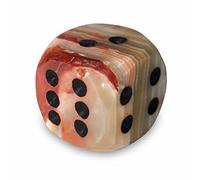 Serafino Genuine Himalayan Marble Onyx Dice 2 '' Decorative Ornament