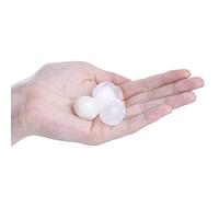 Serafino Selenite Tumblestone Crystal Selenite Sphere 20-30 mm Tumble Stone Reiki Healing Charge Crystal Angelic Mineral Meditation Stone Selenite Tumblestones (White Selenite Set of 3)