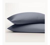 Seralino Cushion Cover 30 x 30 cm, Blue, Set of 2, 100% Organic Cotton, Oeko-Tex Certified, Soft as Silk Cushion Covers 30 x 30 cm with Zip, Cushion Cover 30 x 30 cm Cotton Also as Decorative Cushion