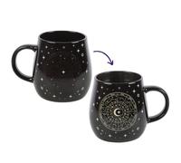 Serano Astrology Wheel Heat Change Mug - Black - Ceramic - 1