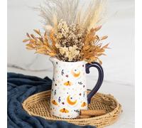 Serano Autumn Magic Harvest Moon Print Ceramic Flower Jug - Ceramic - 1