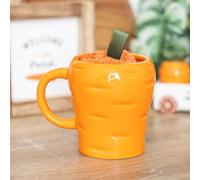 Serano Carrot Shaped Mug and Socks Set - Orange - Ceramic - 1