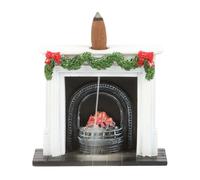 Serano Christmas Fireplace Backflow Incense Burner