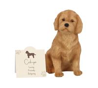 Serano Cockapoo Resin Dog Ornament - Brown - Resin & Polyresin - 1