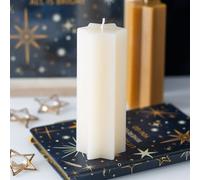 Serano Cream Starry Night Star Shaped Taper Candle - Paraffin Wax - 1