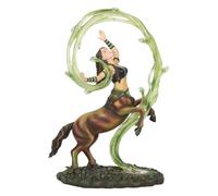 Serano Earth Elemental Sorceress Figurine by Anne Stokes - Green - 1