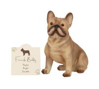 Serano French Bull Dog Ornament - Brown - Resin & Polyresin - 1
