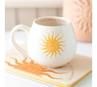 Serano Good Morning, Sunshine Rounded Mug - White - New Bone China - 1