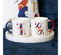Serano Her Ladyship & His Lordship Couples Mug Set - White - Ceramic - 1
