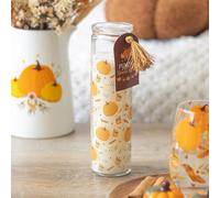 Serano Pumpkin Print Tube Candle - Paraffin Wax - 1