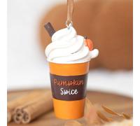 Serano Pumpkin Spice Latte Hanging Ornament - Resin & Polyresin - 1