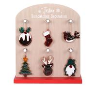 Serano Set of 24 Festive Suncatchers on Display - Multi - 1