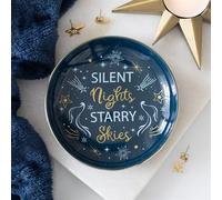 Serano Silent Nights Starry Skies Trinket Dish - Green - Ceramic - 1