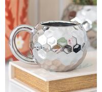 Serano Silver Disco Ball Mug - Silver - Ceramic - 1