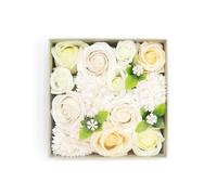 Serano Square Box - Wedding Blessings - White & Ivory - White - parfum, CI 16035, CI 16185, Glycerol, Zea Mays (Cornstarch), Poly (vinyl alcohol), Coconut Diethanol Amide, White mineral oil (petroleum
