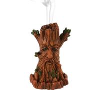Serano Tree Man Incense Cone Holder - Brown - Resin & Polyresin - 11