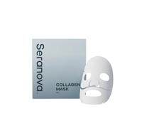 Seranova Collagen Face Mask with Hyaluronic Acid, Vitamin B3 & Red Seaweed - Hydrating, Firming & Brightening Sheet Mask for Radiant, Refreshed Skin