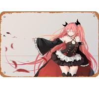 Seraph Of The End, Krul Tepes Anime Poster Home Wall Art Decoration Retro Metal Tin Sign 8x12 inch