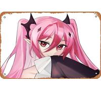 Seraph Of The End, Krul Tepes Anime Poster Home Wall Art Decoration Retro Metal Tin Sign 8x12 inch