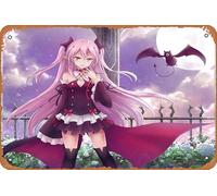 Seraph Of The End, Krul Tepes Anime Poster Home Wall Art Decoration Retro Metal Tin Sign 8x12 inch
