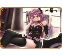 Seraph Of The End, Krul Tepes Anime Poster Home Wall Art Decoration Retro Metal Tin Sign 8x12 inch